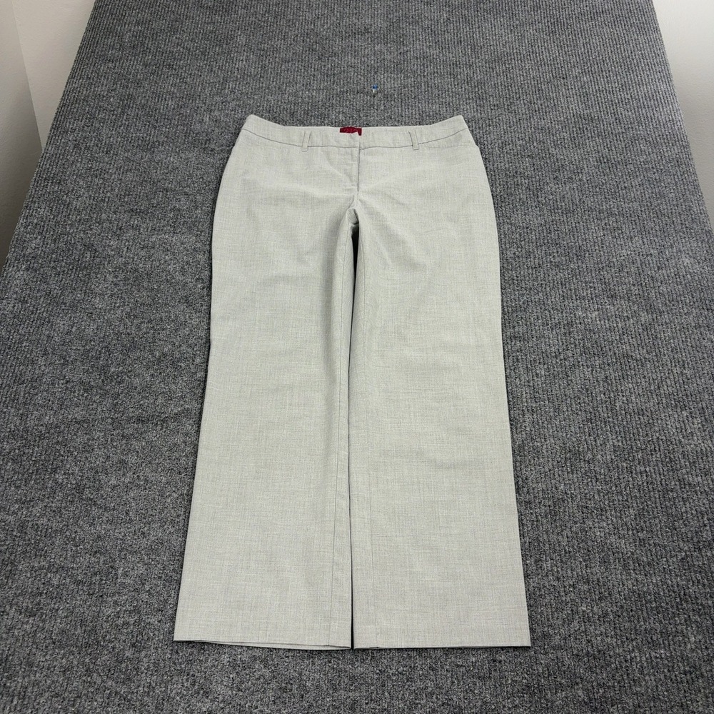 212 Collection‎ Dress Pants Womens 12P Grey Polyester Rayon Natural Fit Office